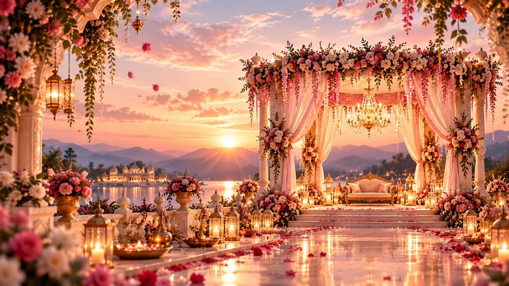 Wedding Mandap Twilight
